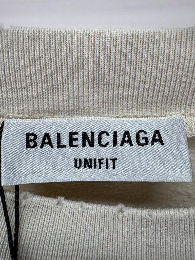 Balenciaga Snow Series Embroidered Logo Sweatshirt