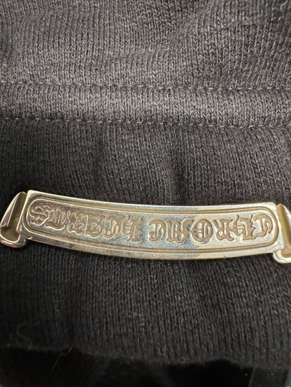 Chrome Hearts CH Embroidered Black Sweatpants-yf