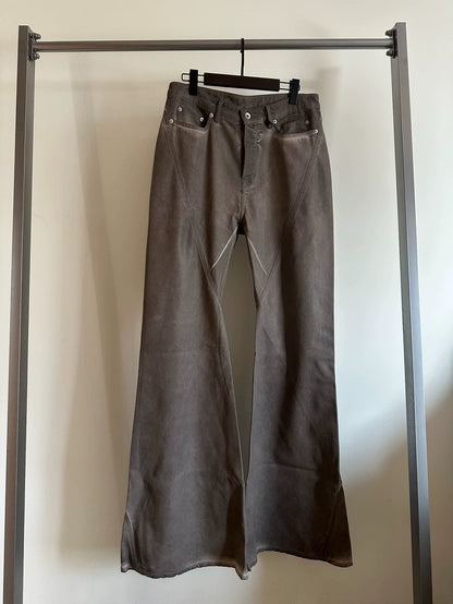 Rick Owens Bias Spiral Flare Jeans