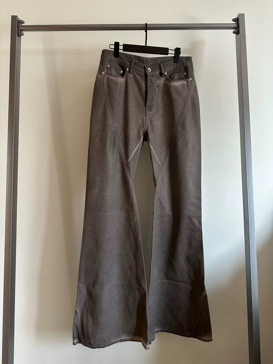 Rick Owens Bias Spiral Flare Jeans