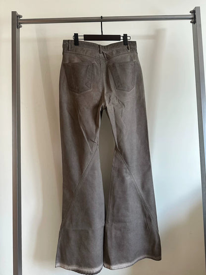 Rick Owens Bias Spiral Flare Jeans