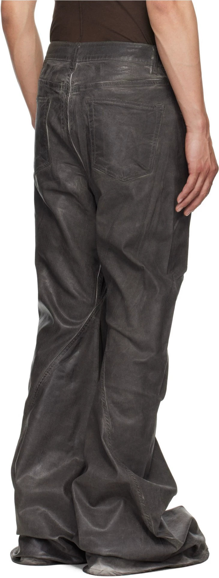 Rick Owens Bias Spiral Flare Jeans