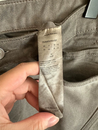 Rick Owens Bias Spiral Flare Jeans