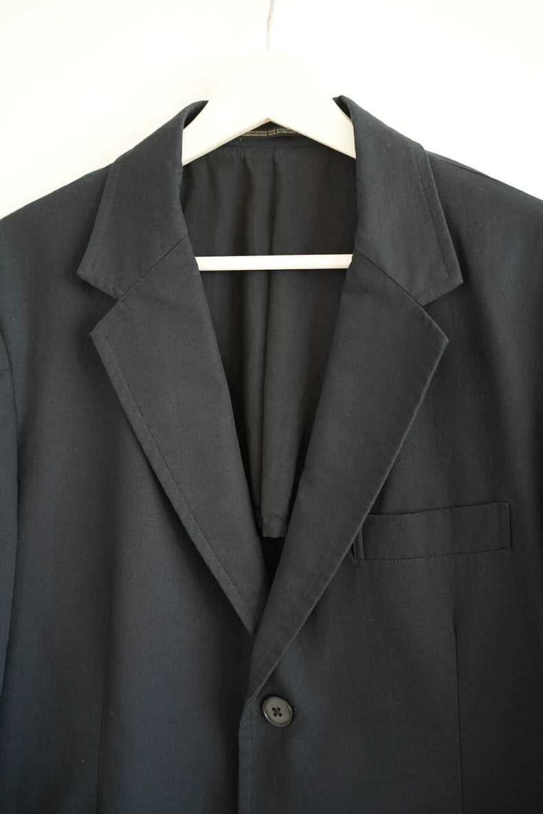 Yohji Yamamoto Dark Check Blazer