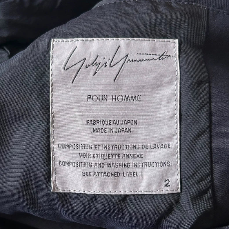 Yohji Yamamoto Dark Check Blazer