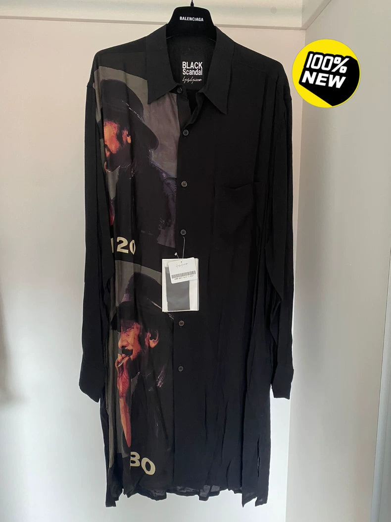 Yohji Yamamoto 20SS Smoking Print Shirt