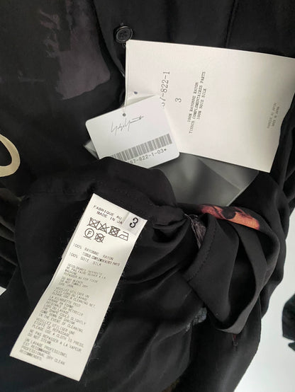 Yohji Yamamoto 20SS Smoking Print Shirt