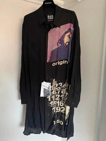 Yohji Yamamoto 20SS Smoking Print Shirt