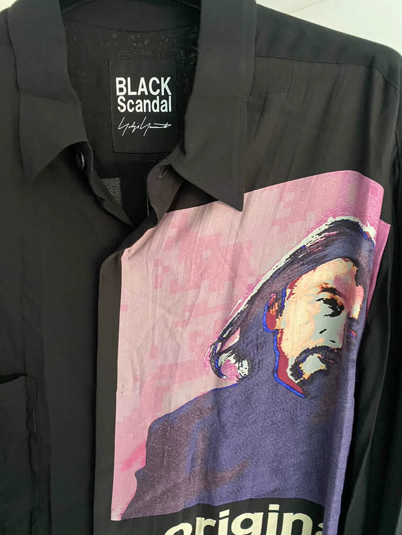 Yohji Yamamoto 20SS Smoking Print Shirt