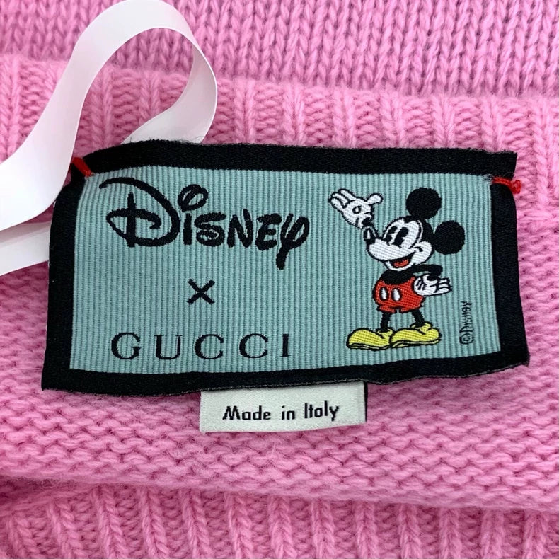 Gucci x Disney Pink Wool Knit Sweater