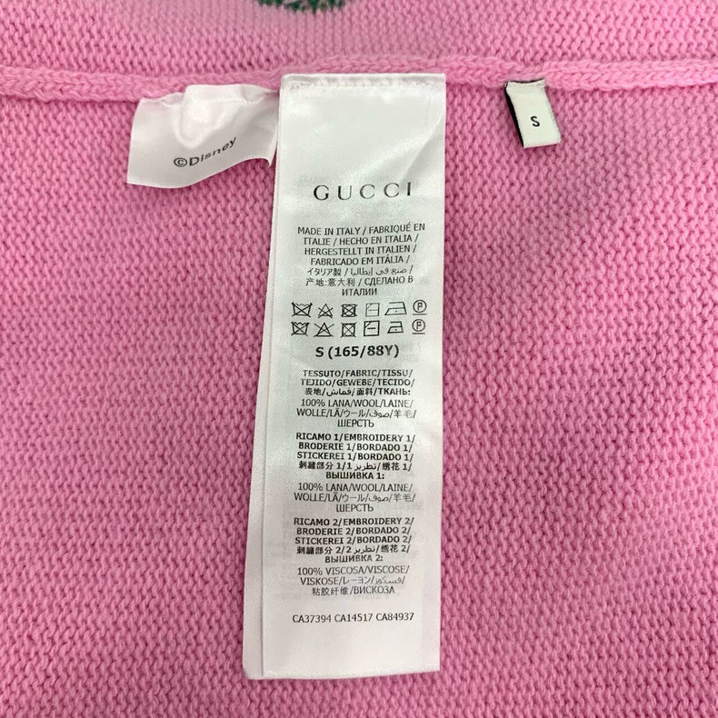 Gucci x Disney Pink Wool Knit Sweater
