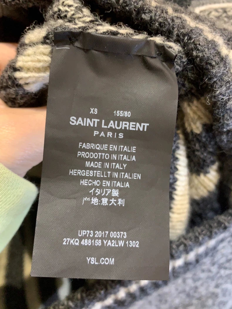Saint Laurent Colorblock Sweater for Women
