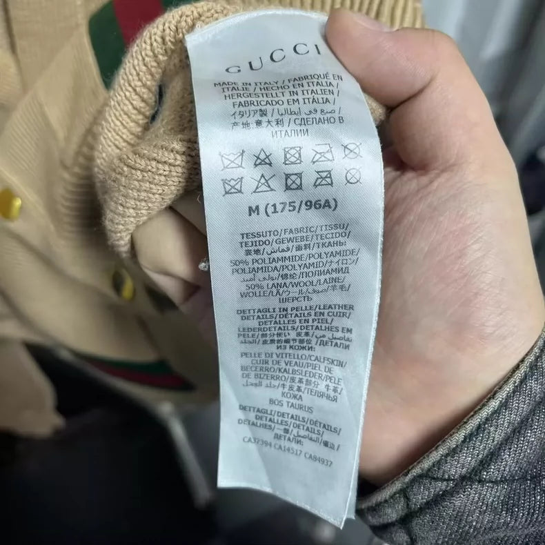 Gucci Brown Knit Cardigan Sweater