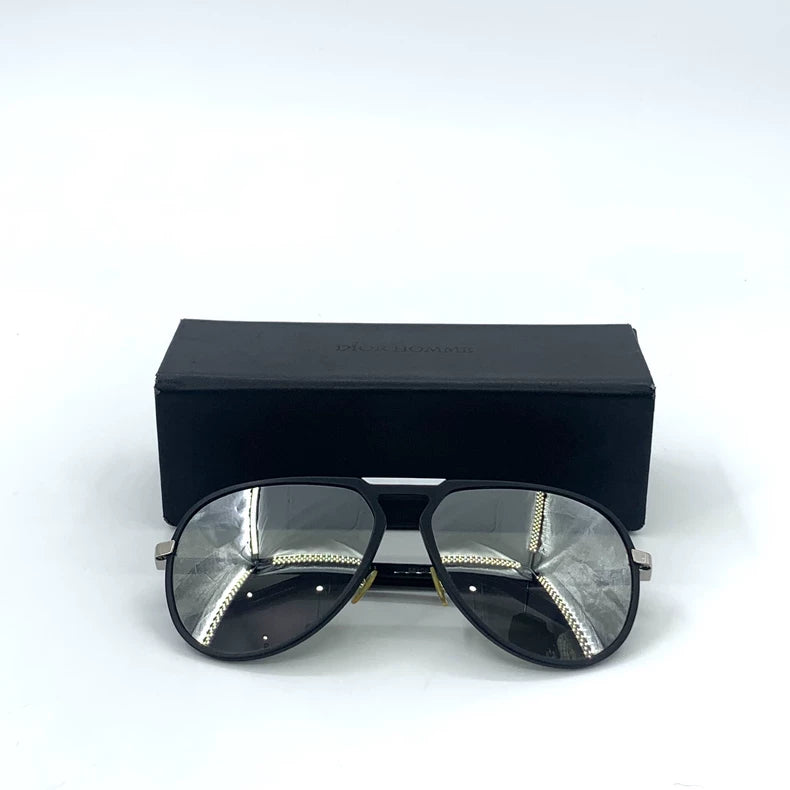 Dior Black Logo Sunglasses with Original Box