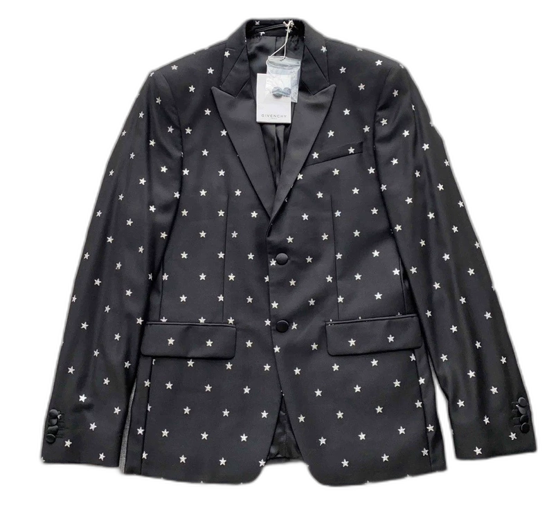 Givenchy Black Star Embroidered Casual Suit-zp