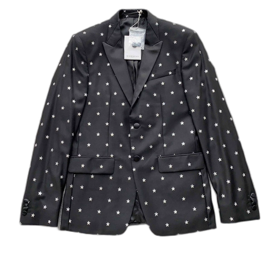 Givenchy Black Star Embroidered Casual Suit-zp
