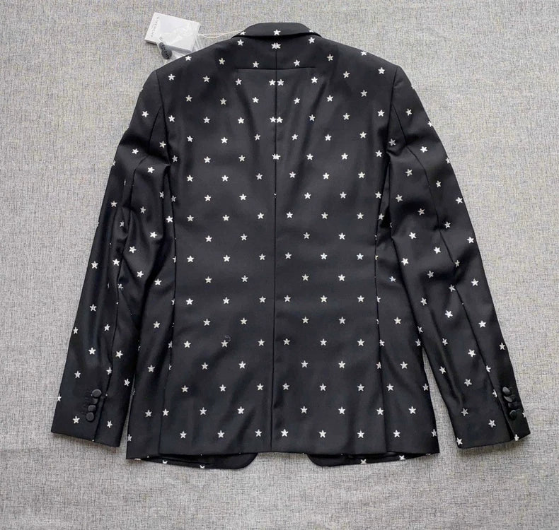 Givenchy Black Star Embroidered Casual Suit-zp