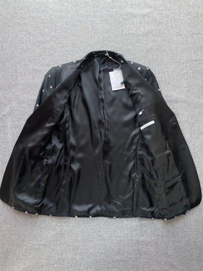 Givenchy Black Star Embroidered Casual Suit-zp