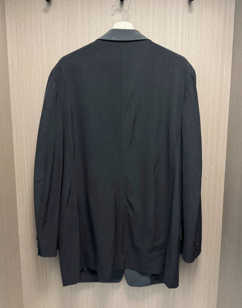 Yohji Yamamoto Cold-Dye Wool Suit Jacket