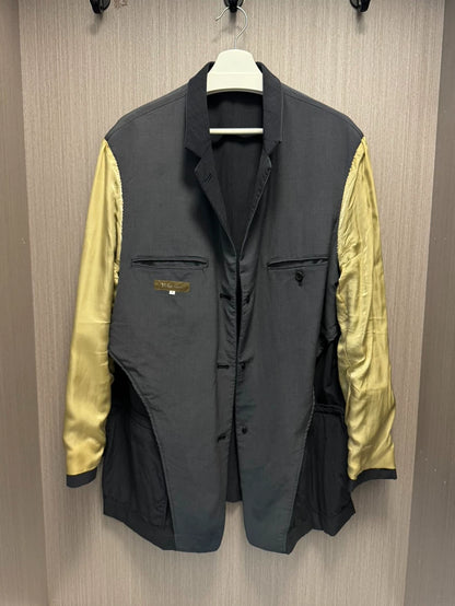 Yohji Yamamoto Cold-Dye Wool Suit Jacket