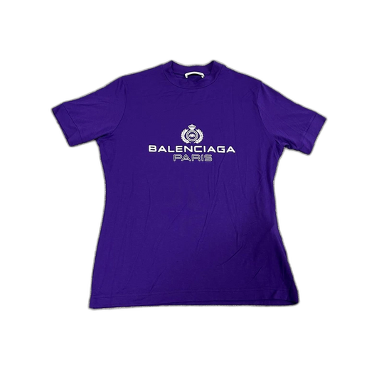 Balenciaga Purple Short Sleeve T-Shirt