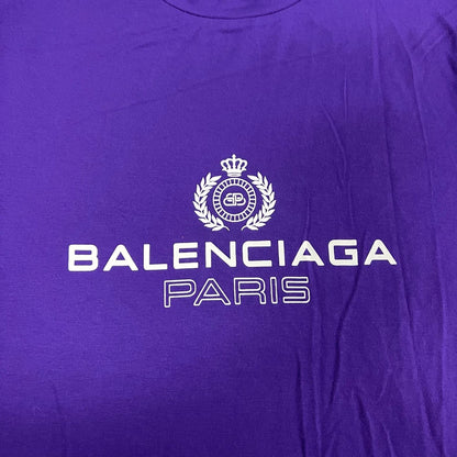 Balenciaga Purple Short Sleeve T-Shirt