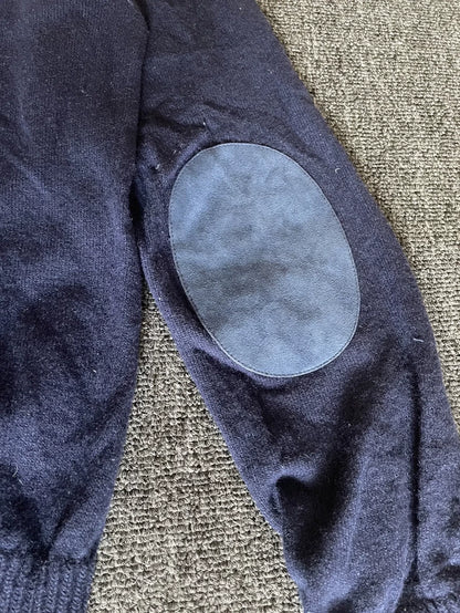 Prada Blue Wool Crewneck Sweater-yf