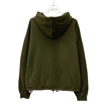 Celine Green Logo Hooded Sweatshirt