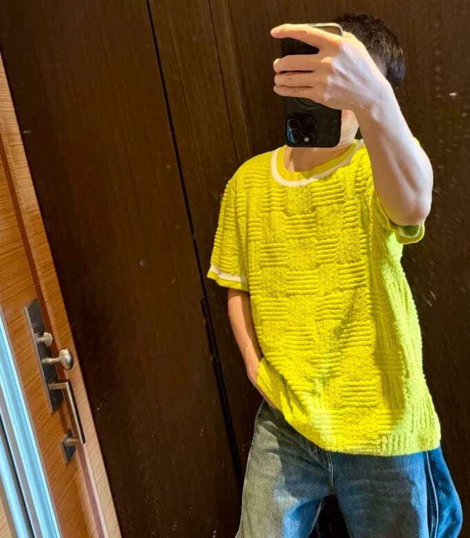 Bottega Veneta Green Cotton Short Sleeve T-shirt-yf