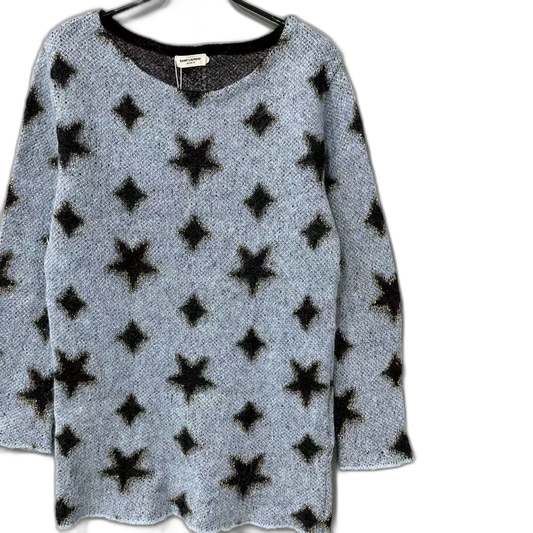 Star Pattern Mohair Sweater Saint Laurent