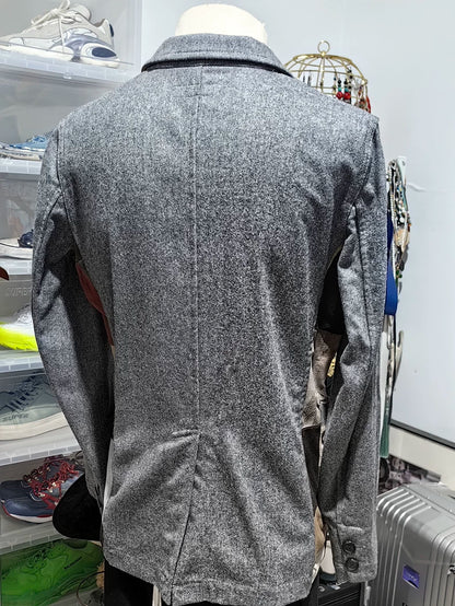 Comme des Garcons Patchwork Leather Blazer