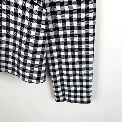 Christian Dior Black White Checkered Blazer