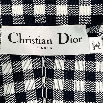Christian Dior Black White Checkered Blazer