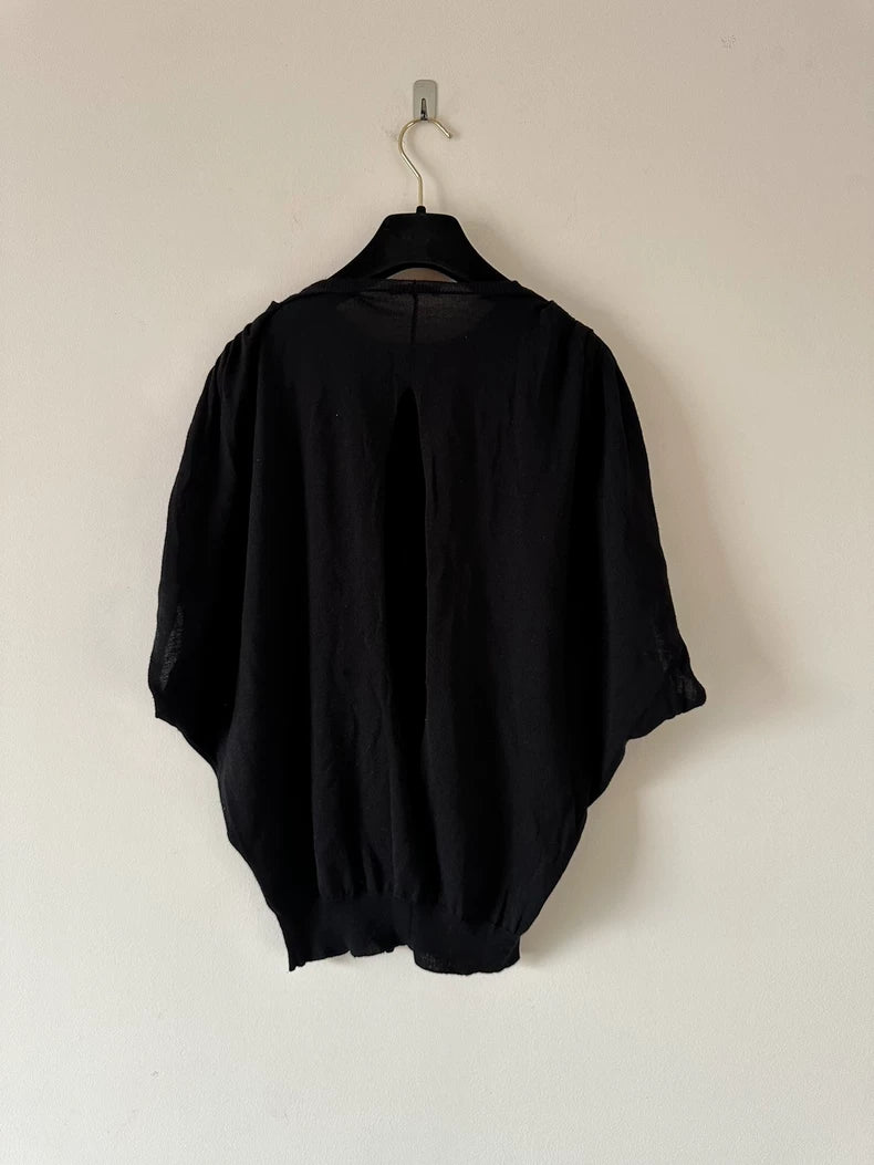 Prada Black Knitted Sweater with Cutouts