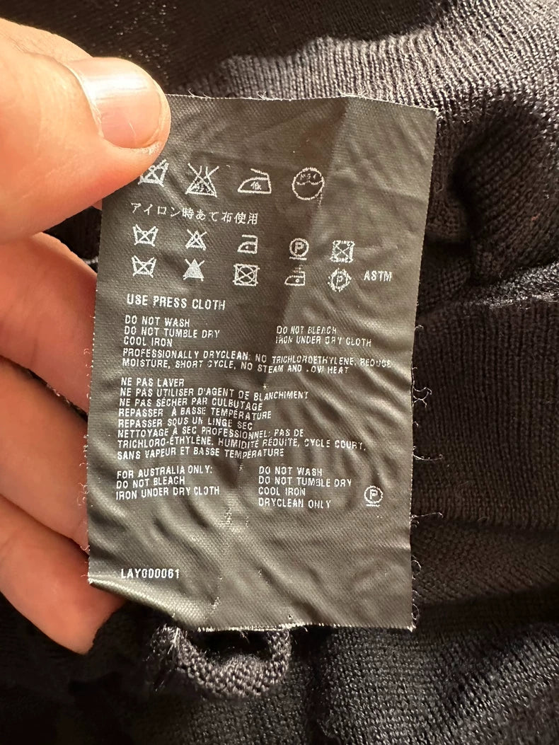 Prada Black Knitted Sweater with Cutouts