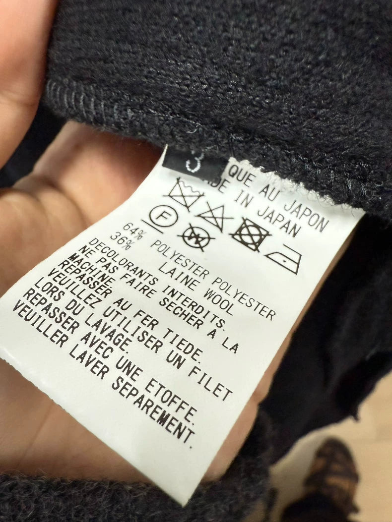 Yohji Yamamoto S'YTE Wool Stand Collar Coat