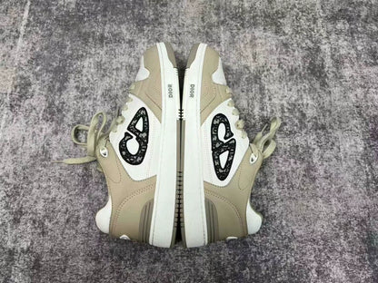 Dior B57 Sneaker in Brown and White