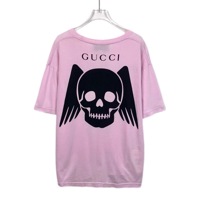 Pink Graphic Print Cotton T-Shirt
