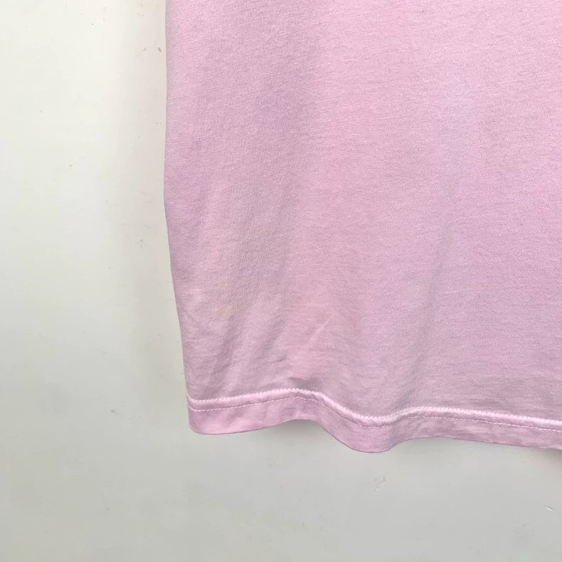 Pink Graphic Print Cotton T-Shirt