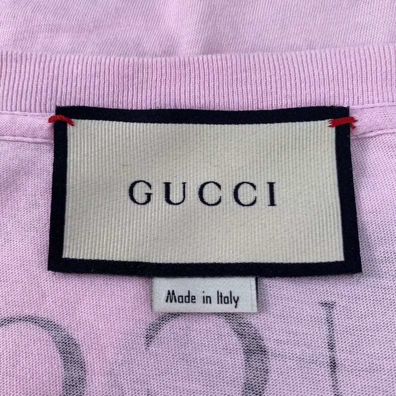 Pink Graphic Print Cotton T-Shirt