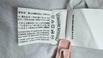 Chrome Hearts White V-Neck Short Sleeve Tee