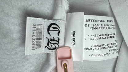 Chrome Hearts White V-Neck Short Sleeve Tee