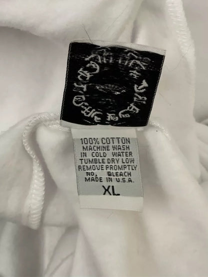 Chrome Hearts White Zip-Up Hoodie