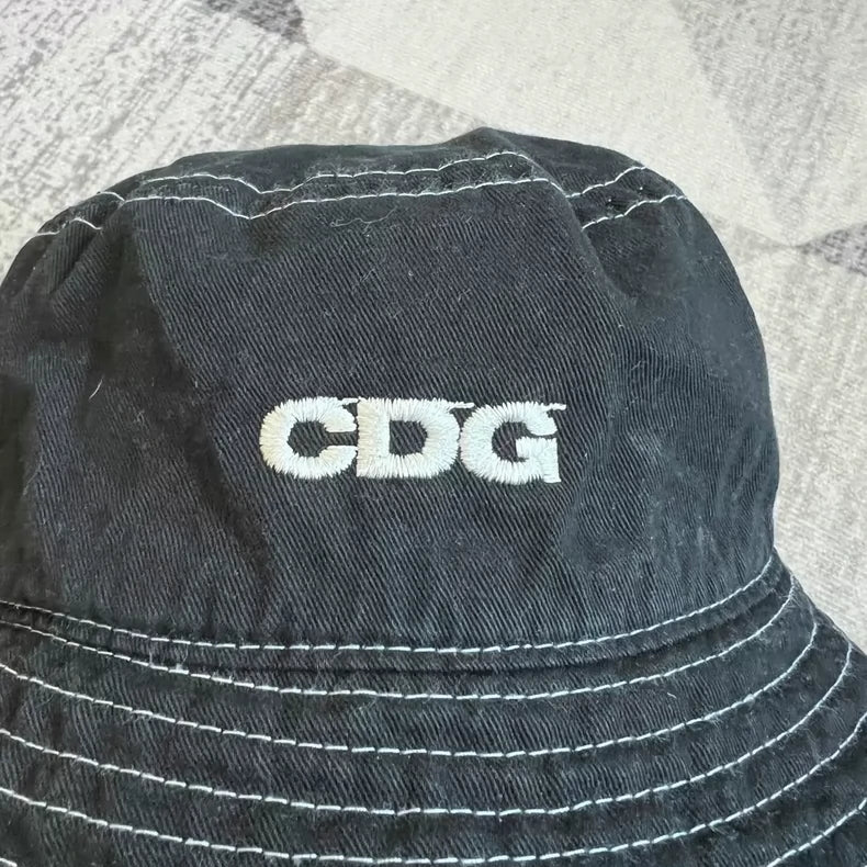 CDG Embroidered Fisherman Bucket Hat
