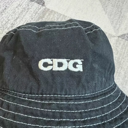 CDG Embroidered Fisherman Bucket Hat