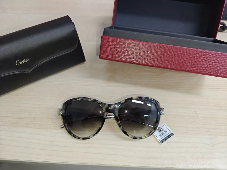 Cartier Leopard Sunglasses with Tortoise Frame