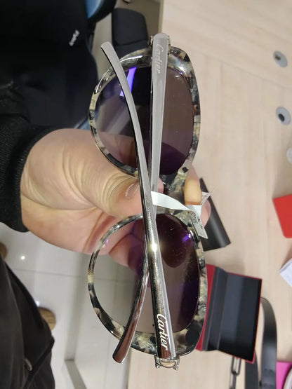 Cartier Leopard Sunglasses with Tortoise Frame