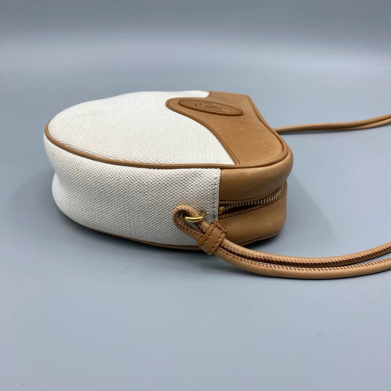 YSL Canvas and Leather Crossbody Bag