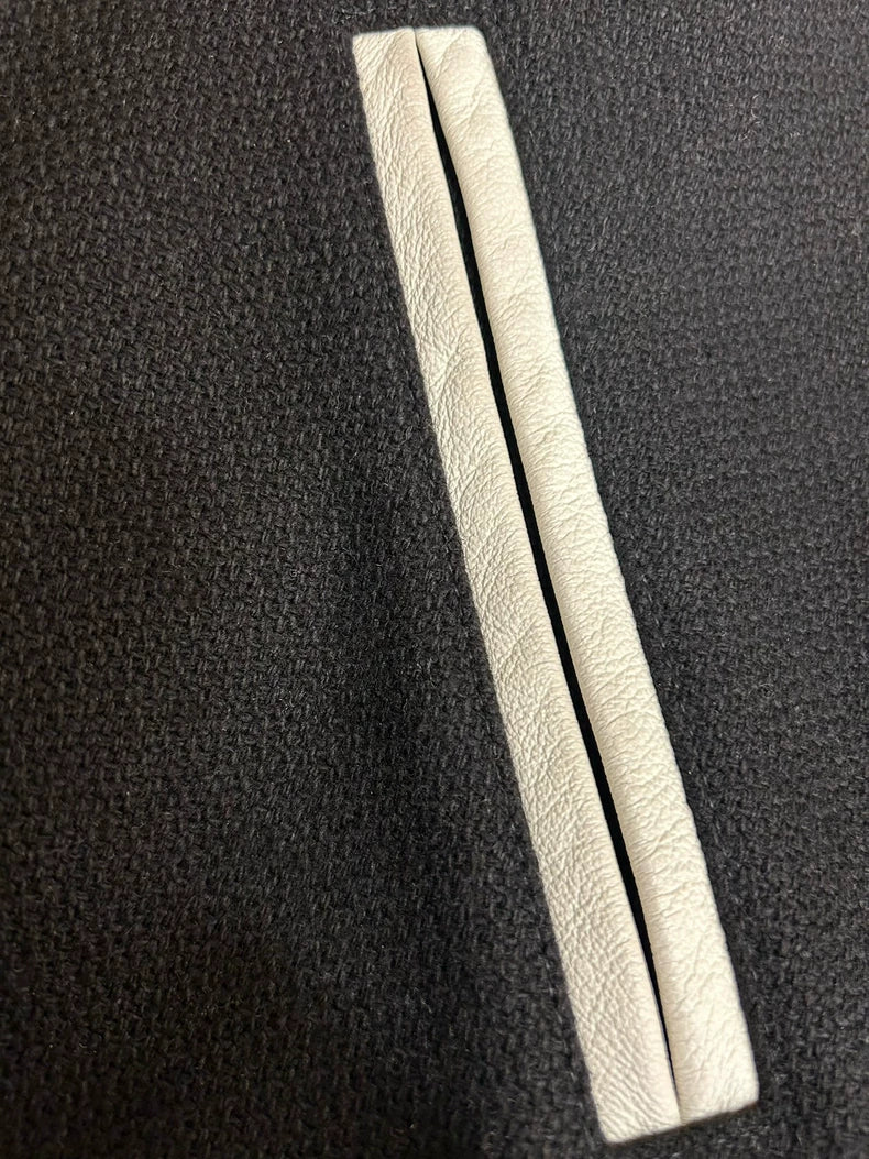 Classic Saint Laurent Black and White Varsity Jacket