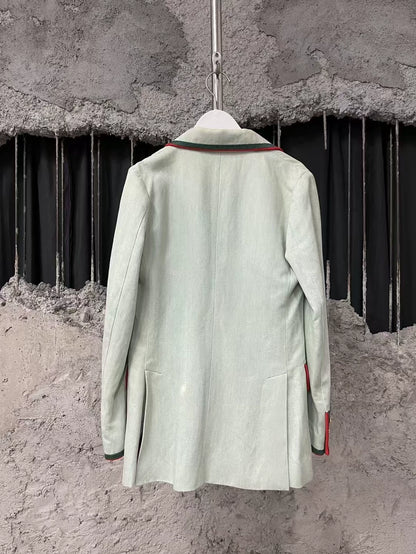 Vintage Gucci Distressed Denim Blazer